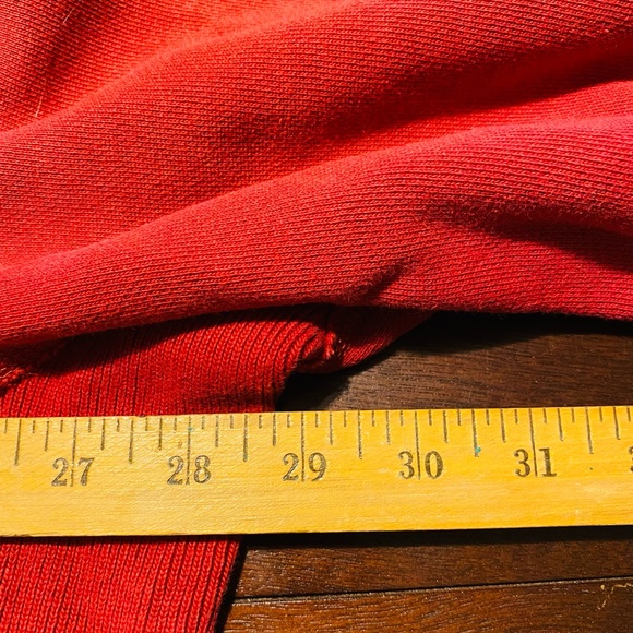 Abercrombie and Fitch MENS VINTAGE SWEATSHIRT red embroidered size xxl - Picture 3 of 5